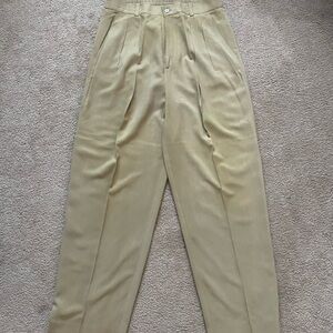 Nordstrom Women's Khaki Pleated Chinos
